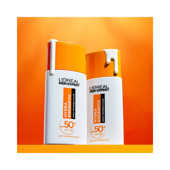 Men Expert Hydr Energetic Spf50+ Fluid