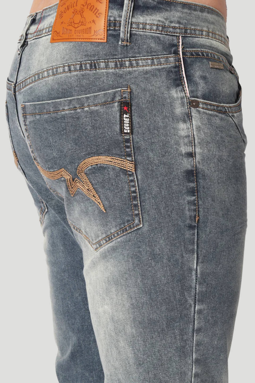 Goodman Skinny Denim - Tea Stain