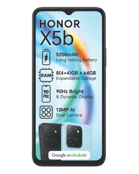 X5b 64GB Dual Sim Black Cellphone
