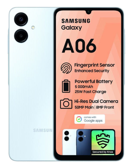 Galaxy A06 64GB Dual Sim Blue Cellphone