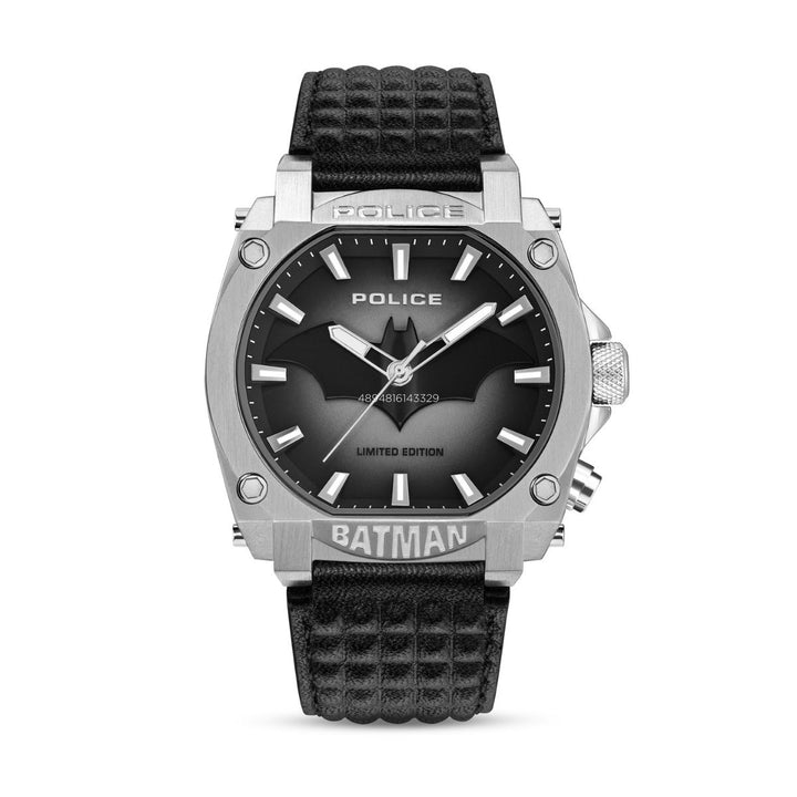 Stainless Steel Case & Black Dial "BATMAN" Watch With Led Back Light