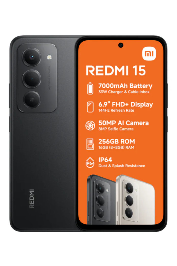 Redmi Note 15 Dual Sim - Black