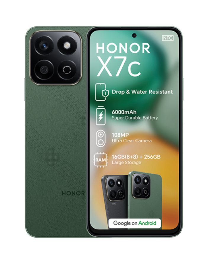 X7C 256GB 4G Dual Sim Cellphone - Forest Green