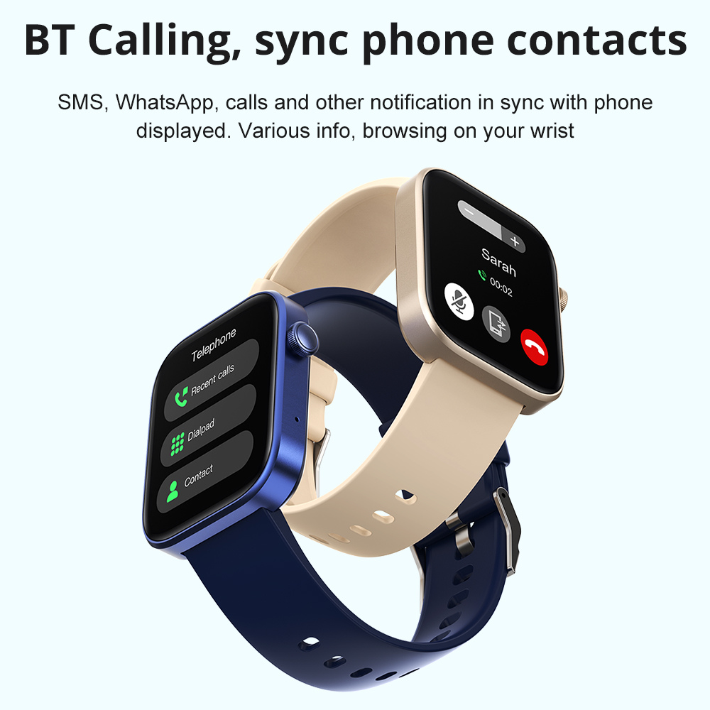 P71 1.9'' DISPLAY Smart Watch - Blue