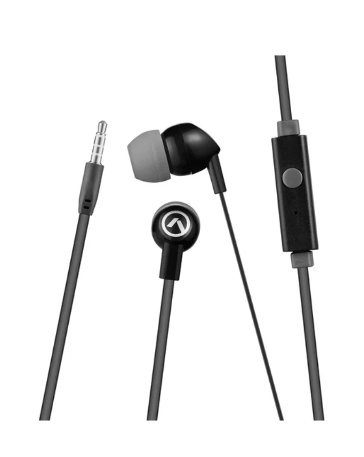 Vibe Earphones with Mic - Black/Grey