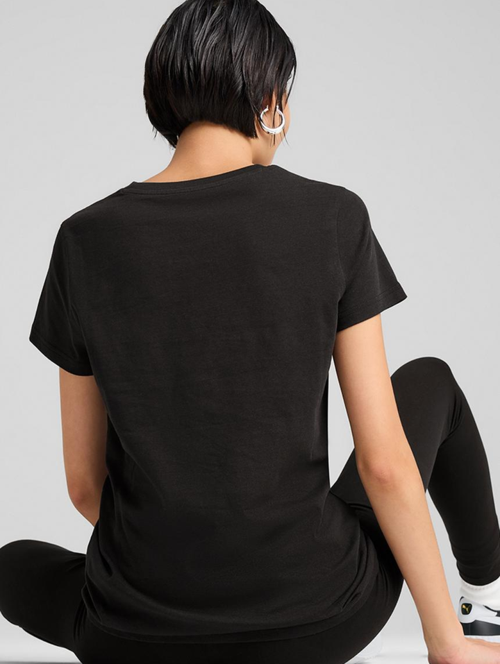 Essential Metallic Tee - Black