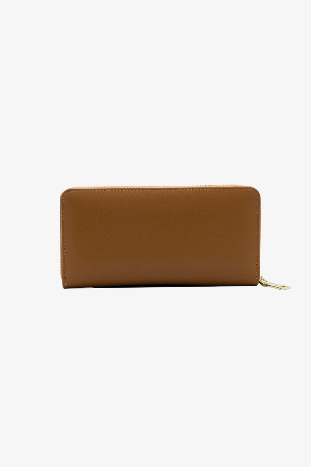 Meryl Smooth Zip Around Purse - Tan