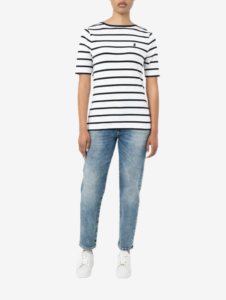 Ariana T-Shirt - Black/White