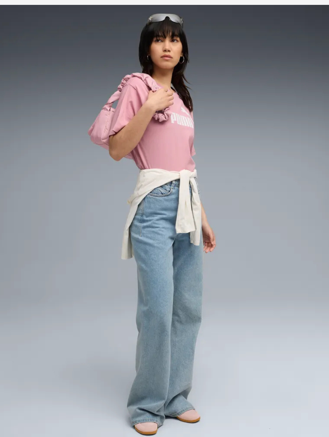 Essential No. 1 Logo Relaxed Tee - Pink