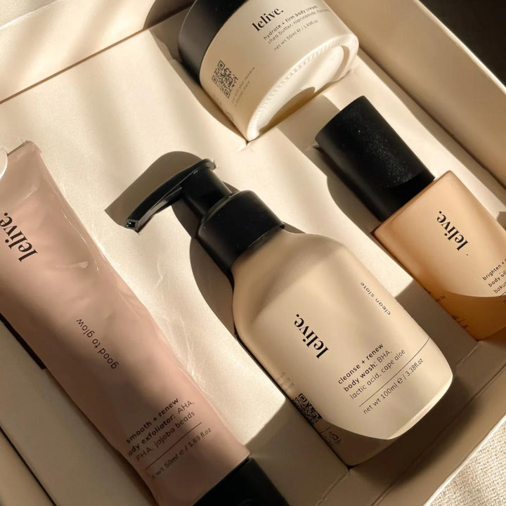 The Body Glow Up Kit - Mini Edition - 4 Piece Set