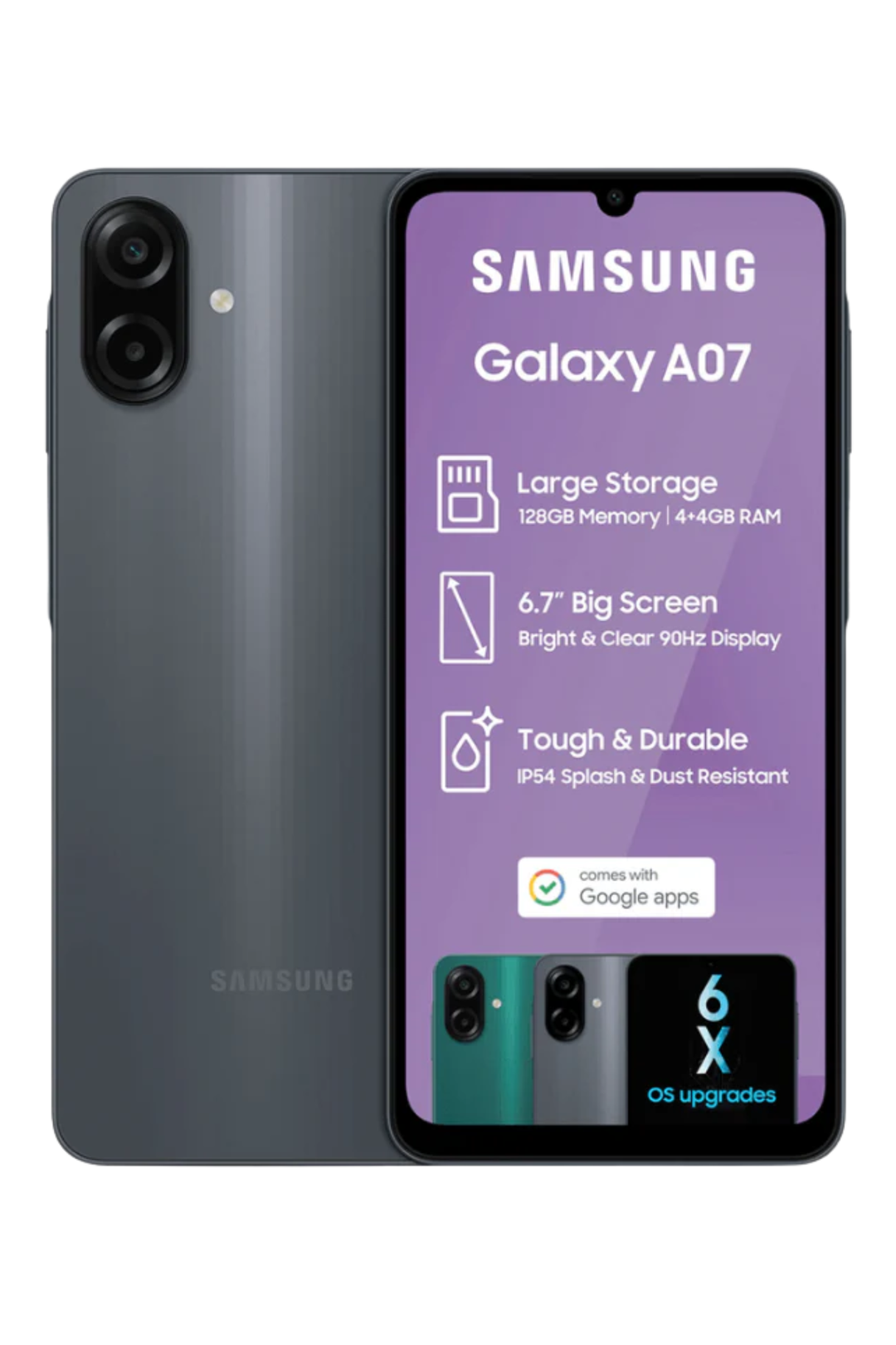Galaxy A07 128GB Dual Sim Cellphone - Black