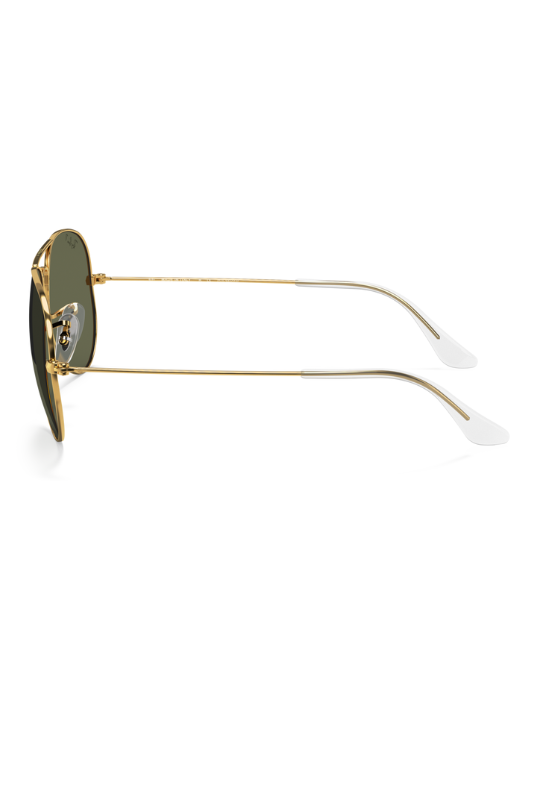 Aviator Polarized Sunglasses - Black/Gold
