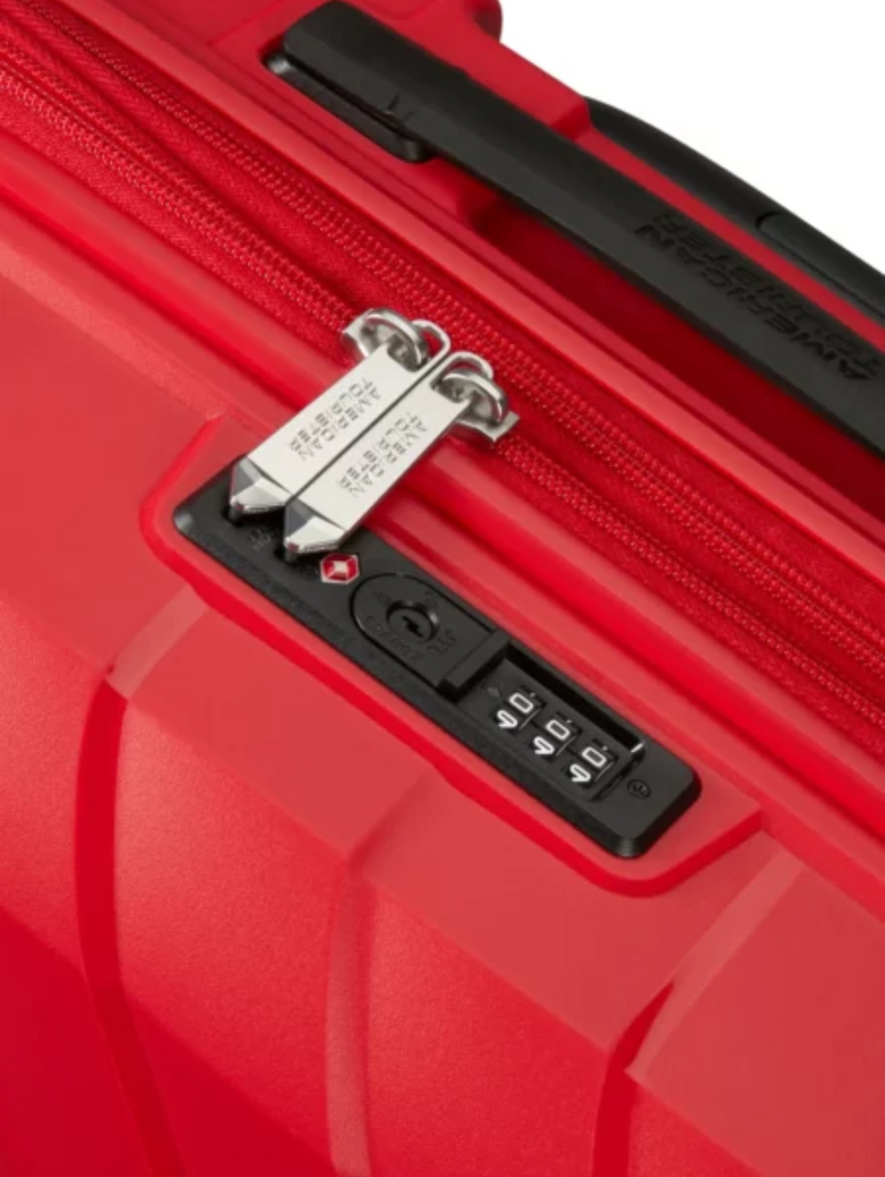 Flytwist Spinner TSA Expandable Suitcase - Red