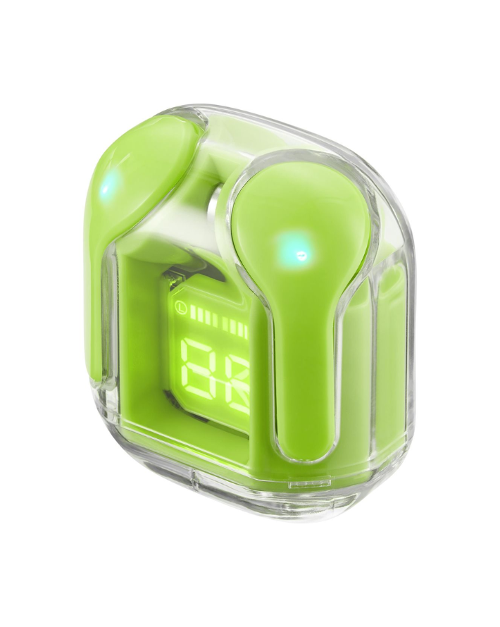 Volkano Crystalline Series  Earphones - Neon