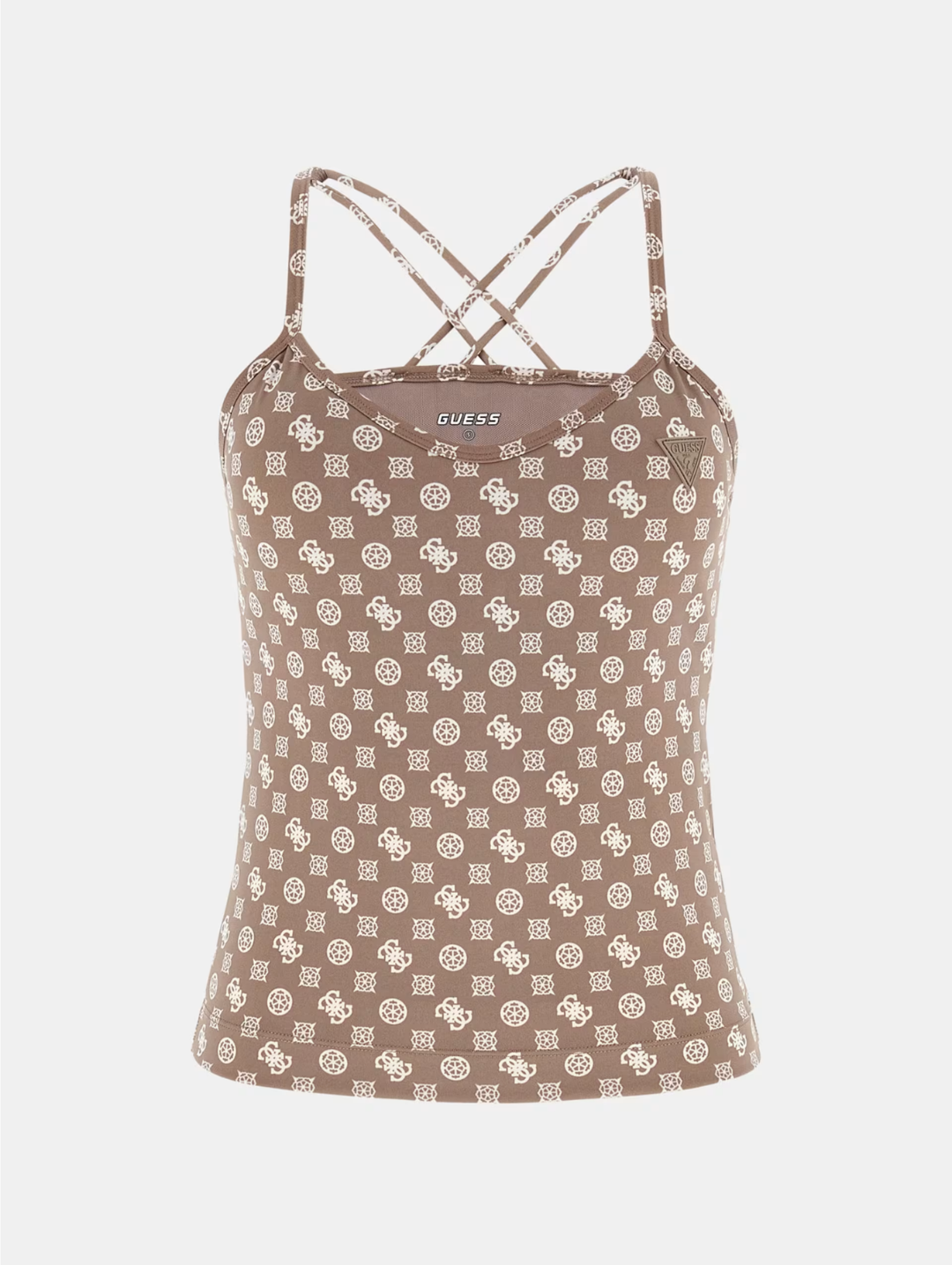 Peony Logomania Active Top - Taupe