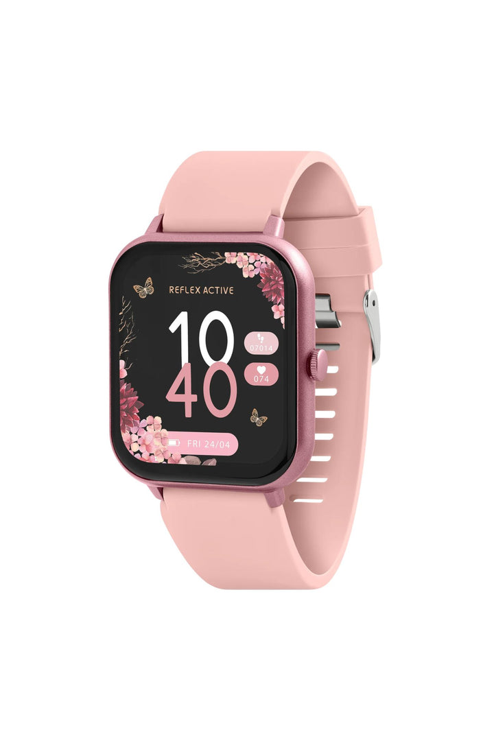 Pink Strap Smart Watch (Series 17) & TWS Earbud Set