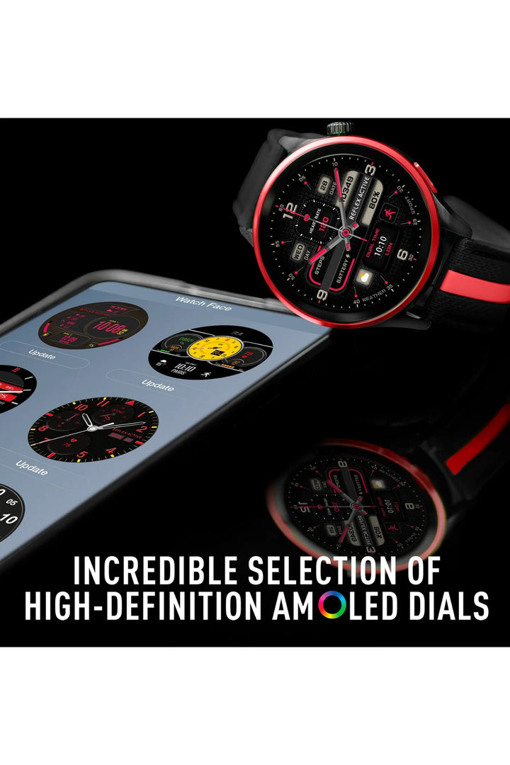Venture 400 R AMOLED GPS Smart Calling Watch (Series 54) - Black/Red