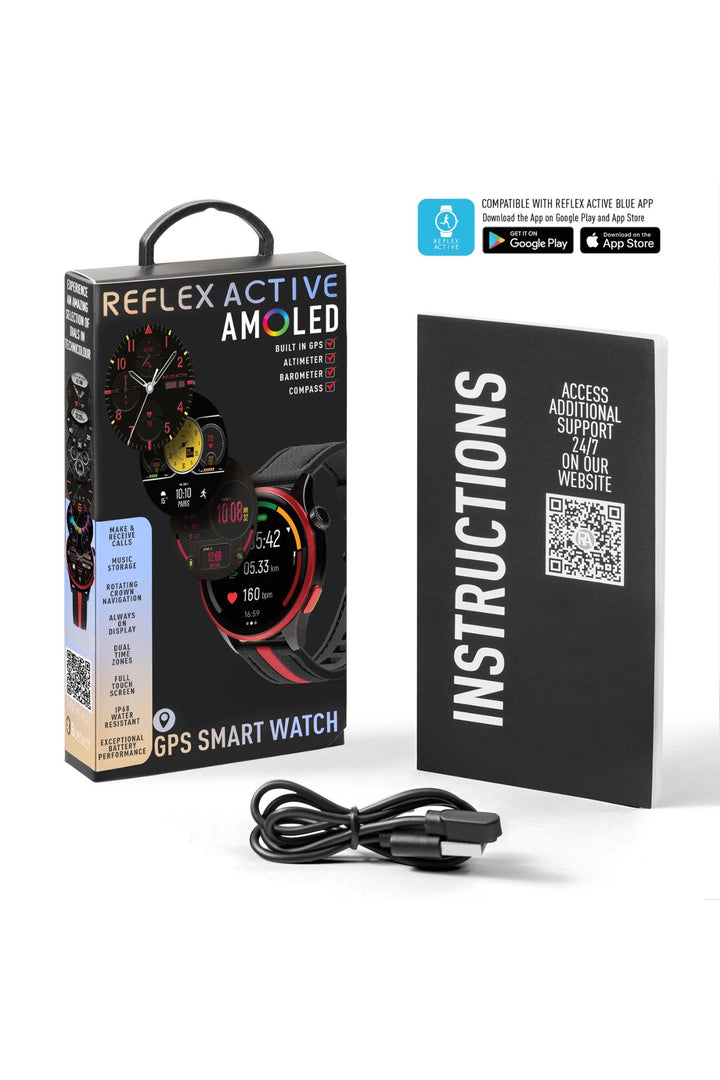 Venture 400 R AMOLED GPS Smart Calling Watch (Series 54) - Black/Red