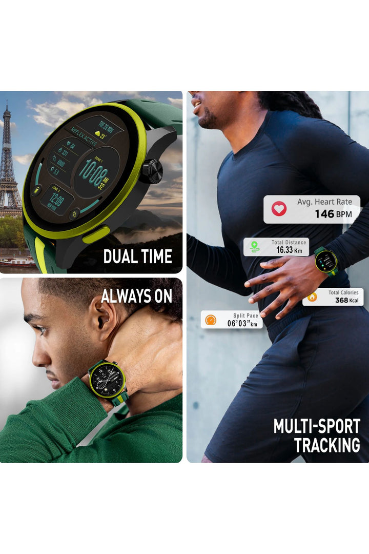 Venture 400 R AMOLED GPS Smart Calling Watch (Series 54) - Green/Yellow