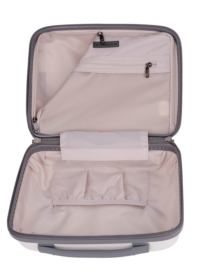 Traveler Beauty Case - White/Grey