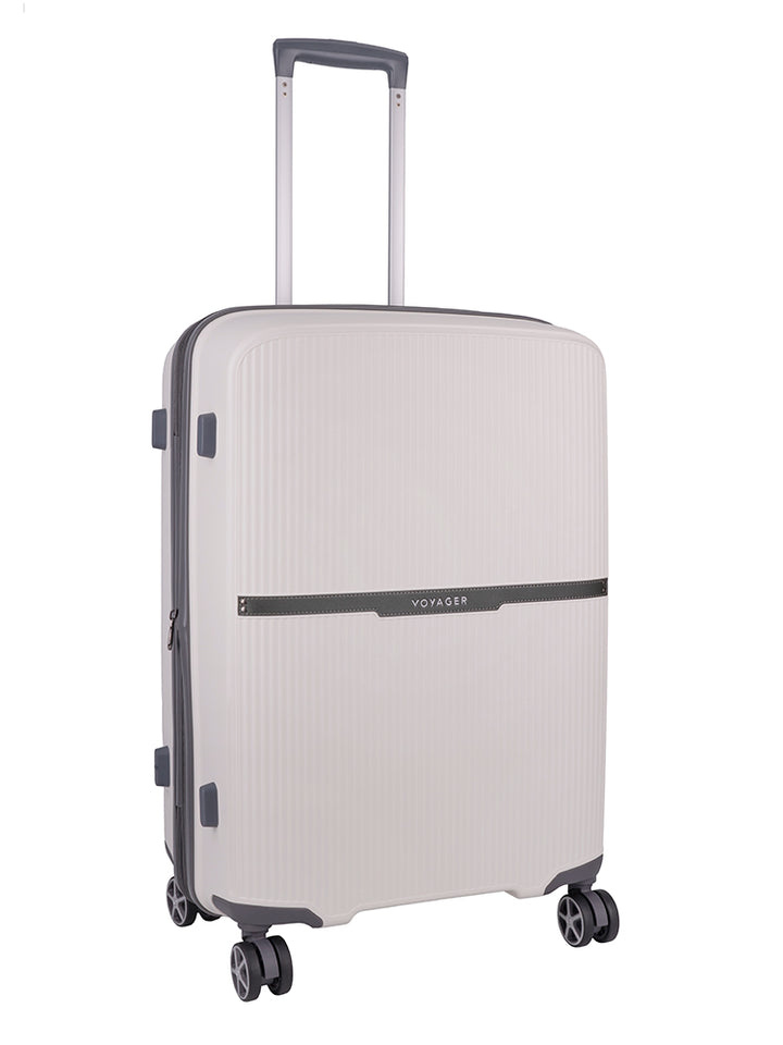 Traveler Medium Trolley Case - White/Grey