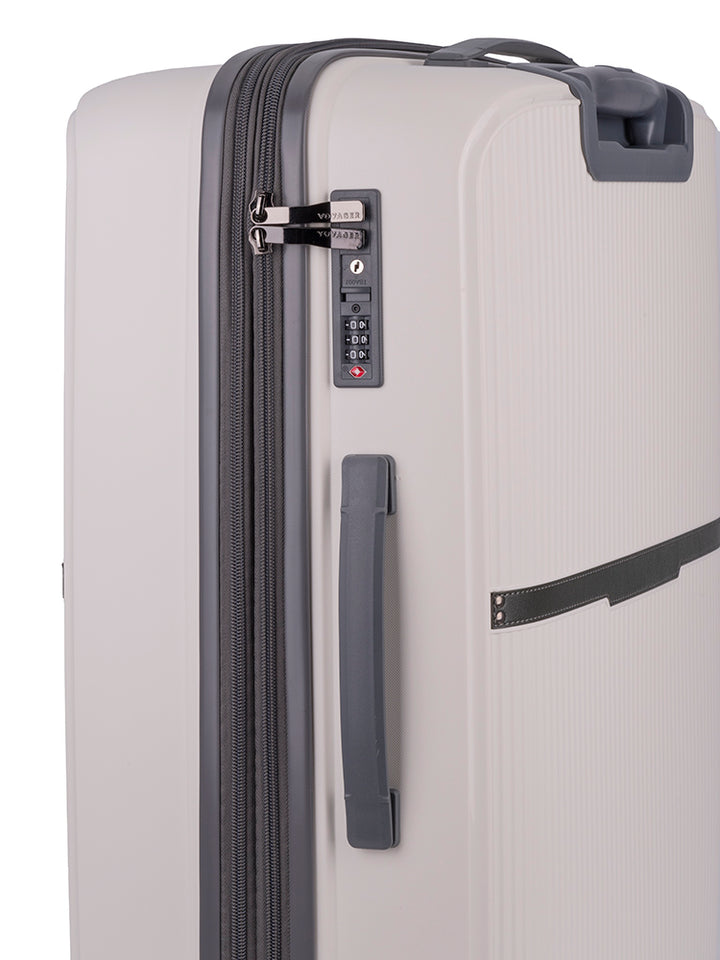 Traveler Medium Trolley Case - White/Grey