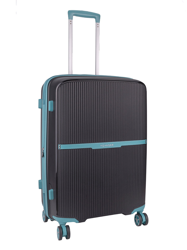 Traveler Medium Trolley Case - Black/Blue