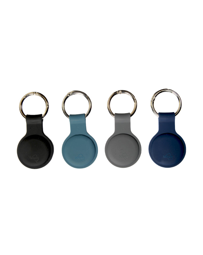 Moov Soft Touch AirTag Keyrings (4 Pack)