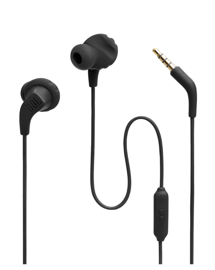 Endurance Run 2 Wired In Ear Headphones - Black