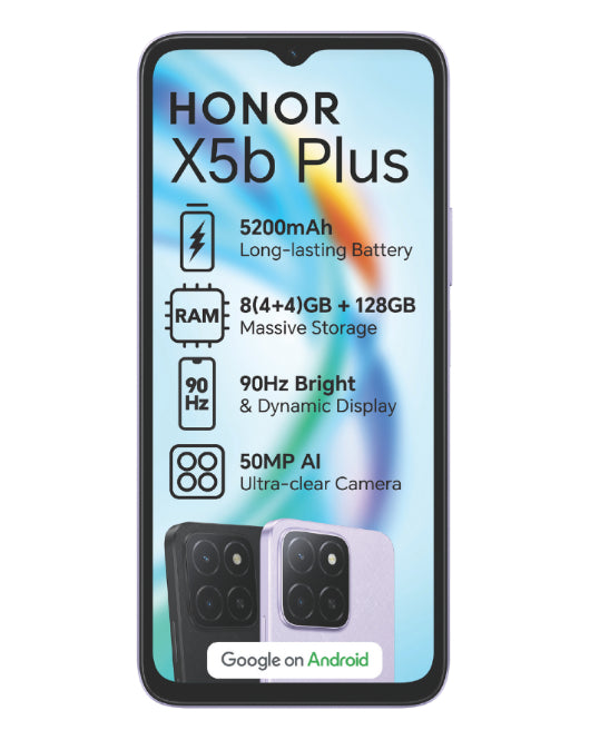 X5b Plus Dual Sim Cellphone - Purple