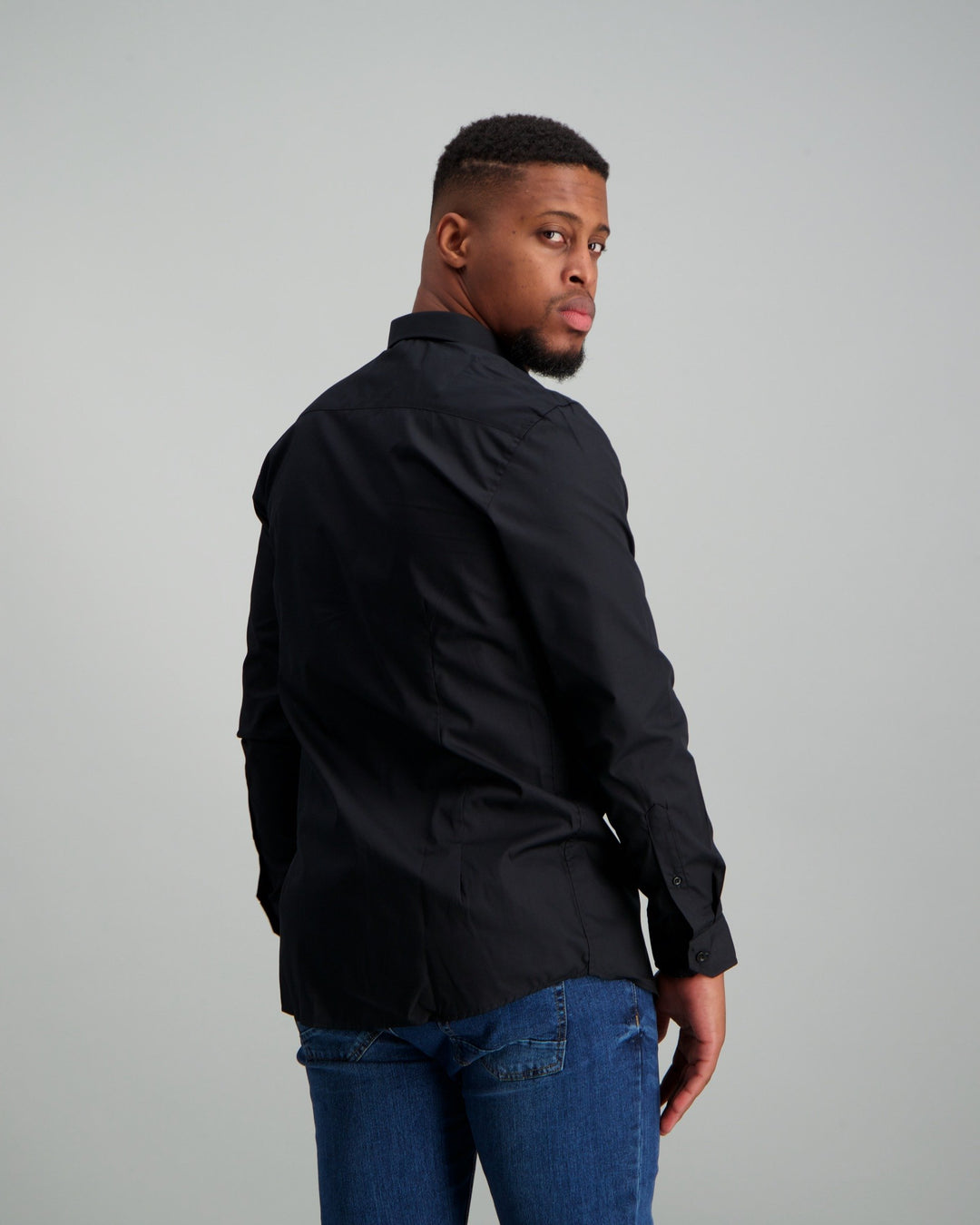 Men's Slim Fit Shirt Black