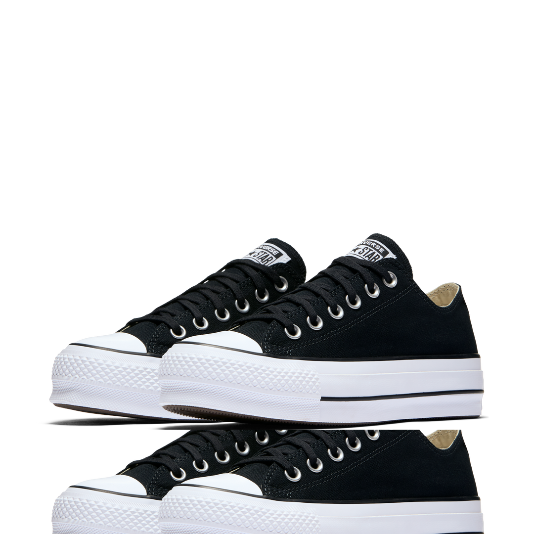 Ladies-All Star Platform Sneaker - Black