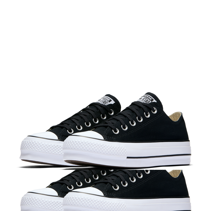 Ladies-All Star Platform Sneaker - Black