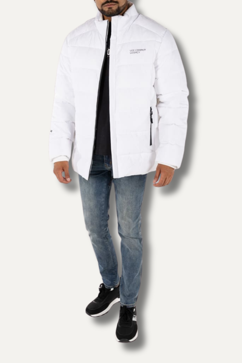 Noam Fur Lined Puffer Jacket - White