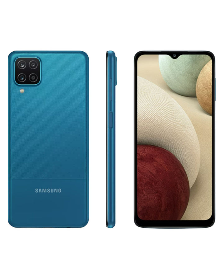Galaxy A12 Dual Sim Cellphone- Blue