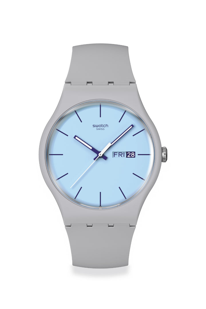 Blueberry Sky Quartz Watch - Light Grey