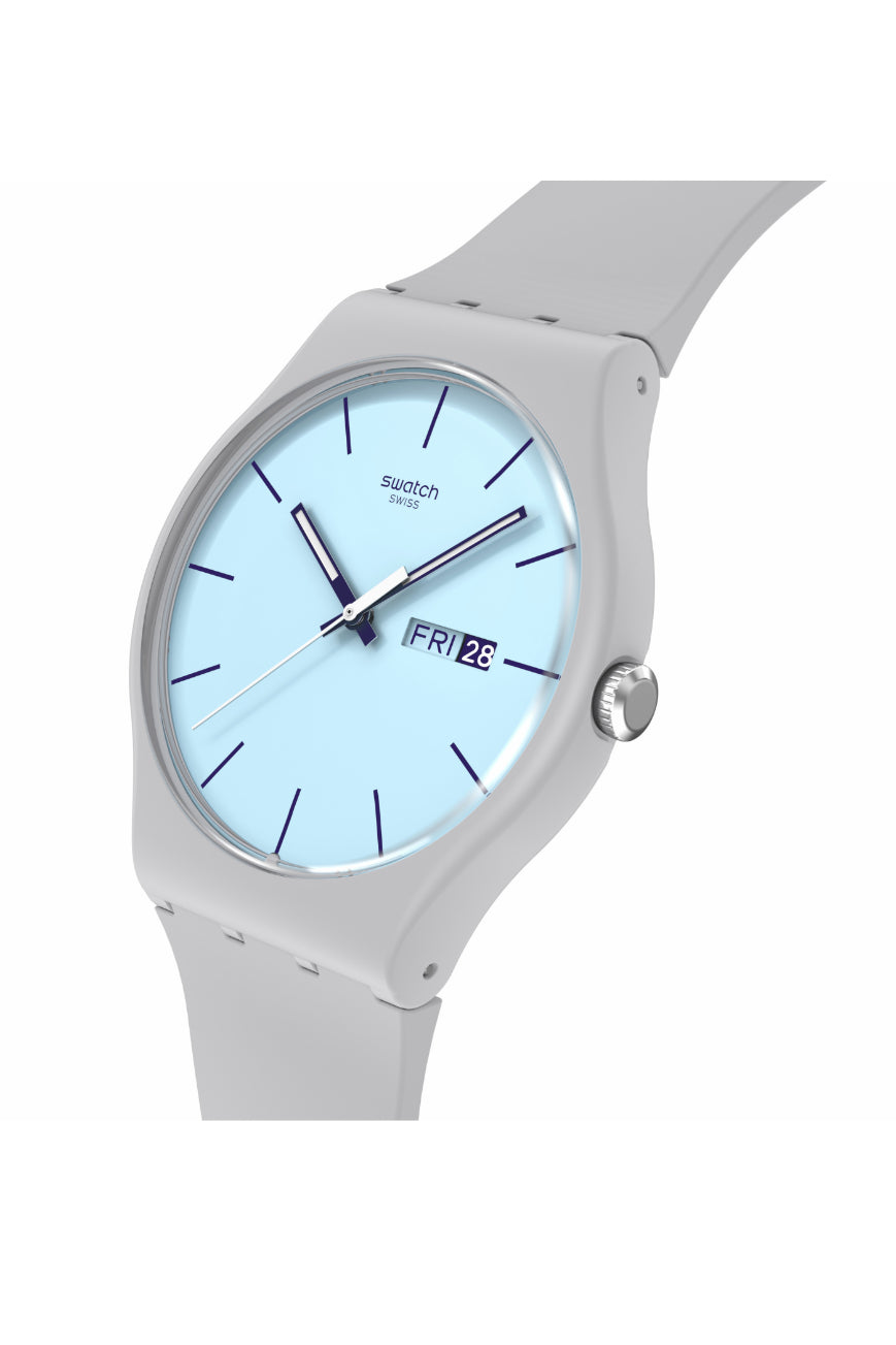 Blueberry Sky Quartz Watch - Light Grey