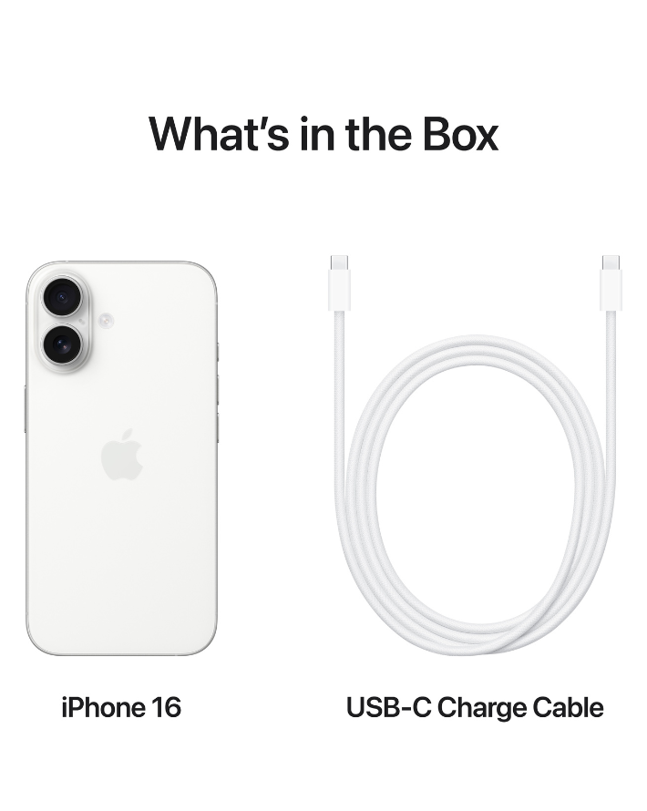 iPhone 16 128GB Cellphone - White
