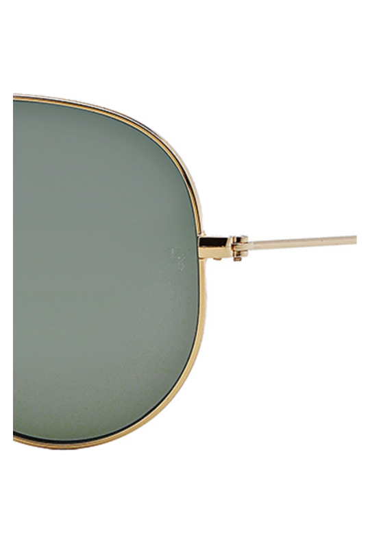 Aviator Polarized Sunglasses - Black/Gold
