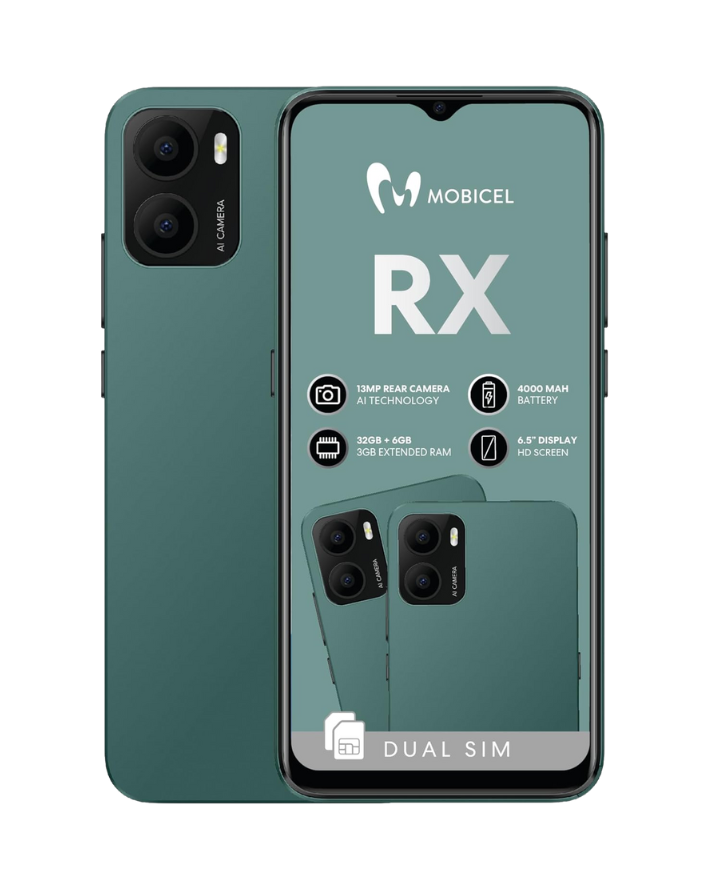 RX Dual Sim Cellphone - Green