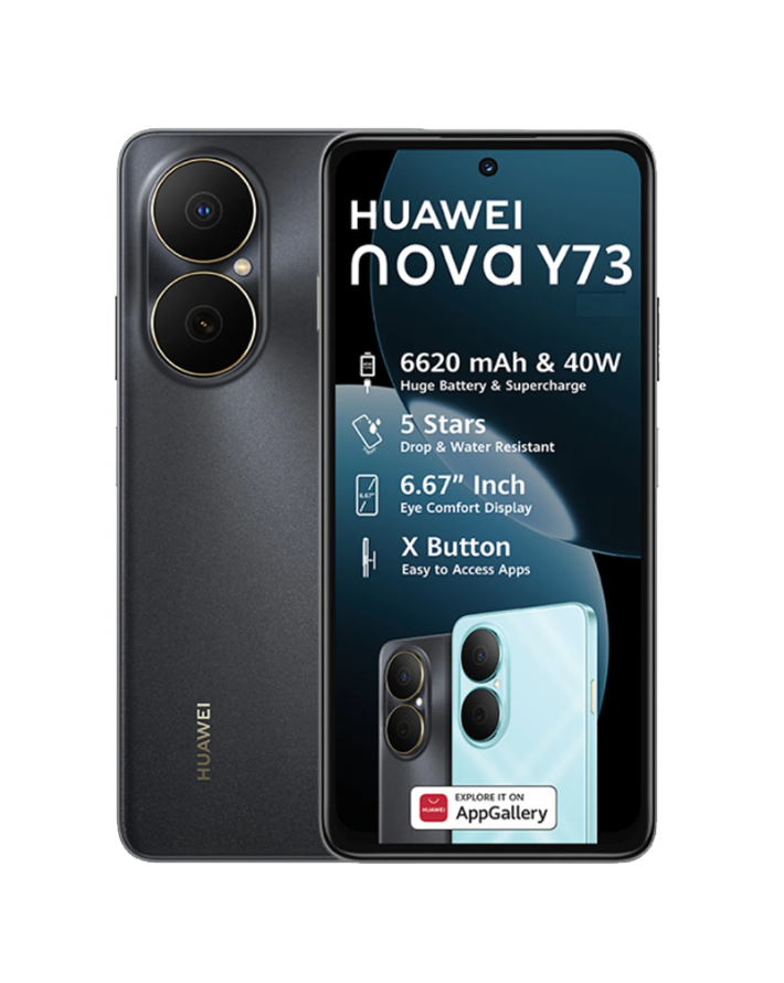 Y73S 8+128GB Dual Sim Cellphone - Black