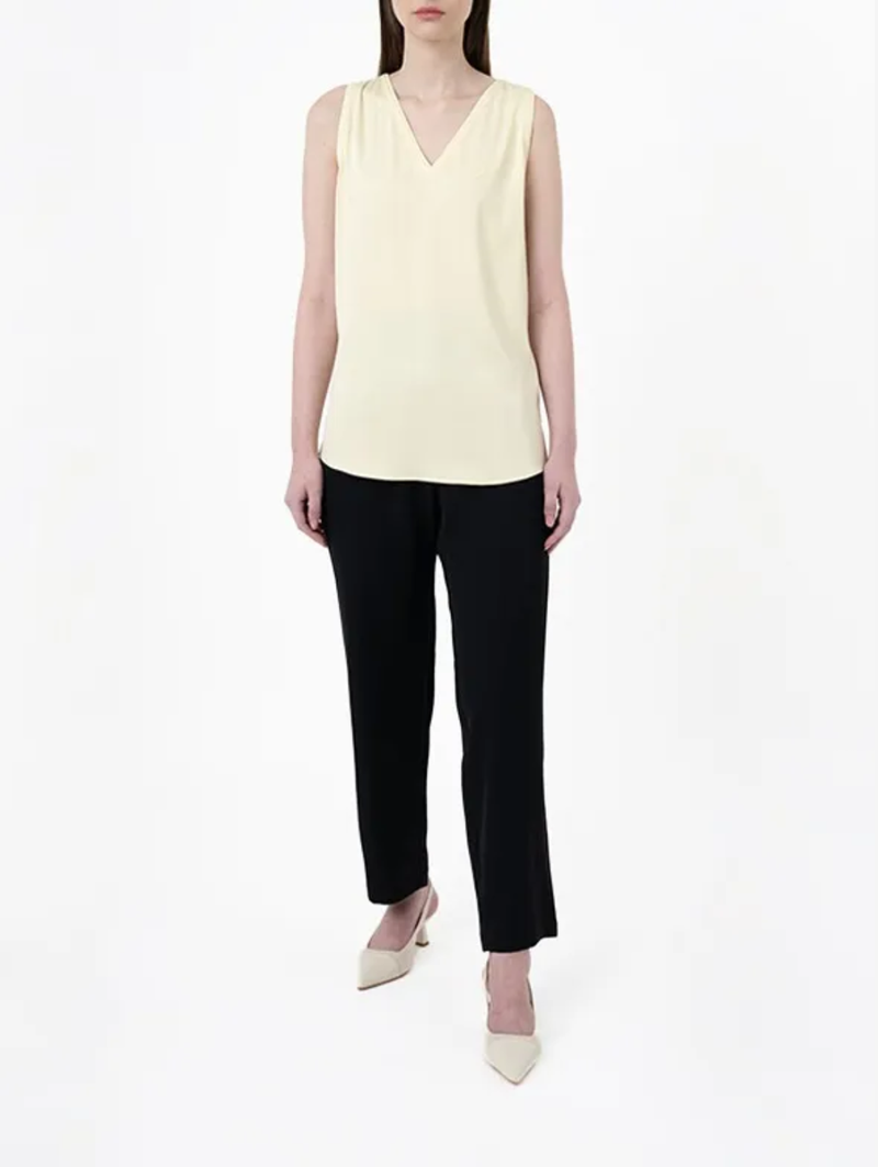 Isla V-Neck Blouse - Yellow