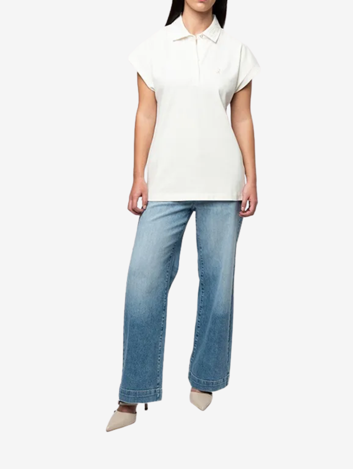 Dafne Embelished Golfer - Off White