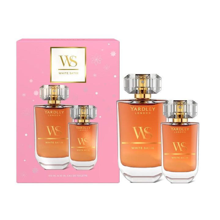 White Satin Gift Set