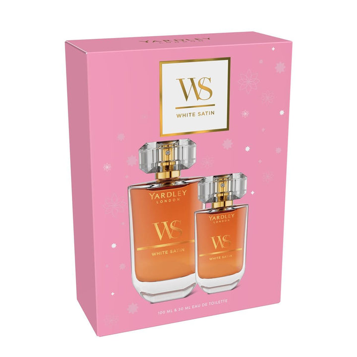 White Satin Gift Set