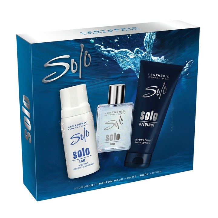 Solo Ice Parfum Pour Homme 3-Piece Gift Set