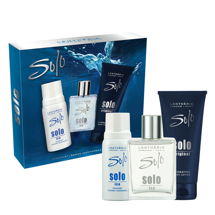 Solo Ice Parfum Pour Homme 3-Piece Gift Set