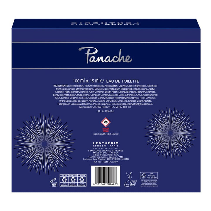 PANACHE EAU DE TOILETTE 100ML & EAU DE PARFUM 15ML