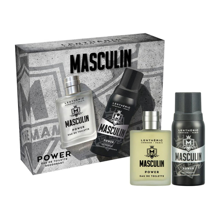 MASCULIN POWER EAU DE TOILETTE & DEODORANT SPRAY