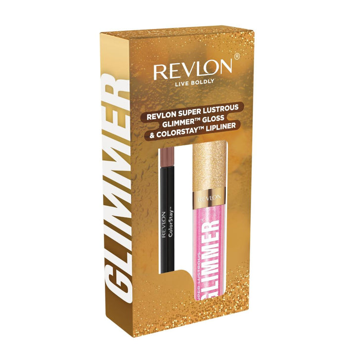 Super Lustrous Glimmer Gloss & ColorStay Lipliner Set